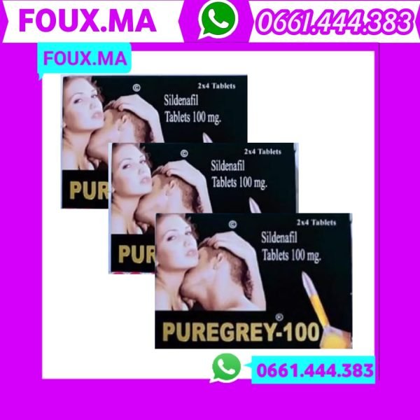 PUREGREY-100 Sildenafil citrate 100 mg x3 100% extrait naturel puissance sexuel agrandissement du pénis